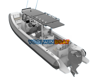 850 sport foam collar aluminum rib boat