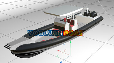 860 aluminum rhib boats