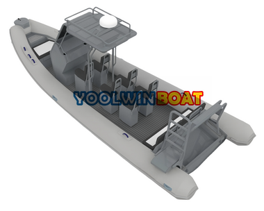 860 rescue aluminum rigid rib boats