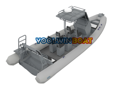 860 emergency aluminum  rhib boats