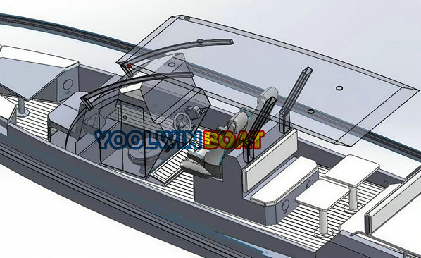 1060 aluminum rib boat structure