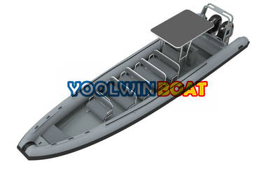 1060 coast guard aluminum rhib boat