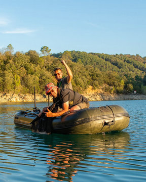 inflatable fishing boat