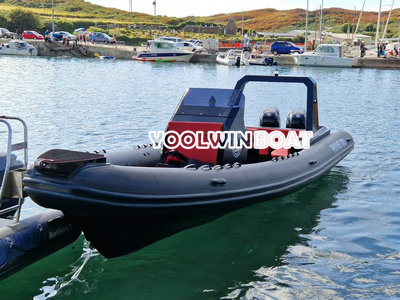 28ft aluminum rib motor boat