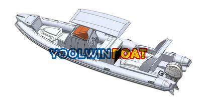 860 Orca Aluminum Inflatable RIBs boat 860 Orca Aluminum Inflatable RIBs boat